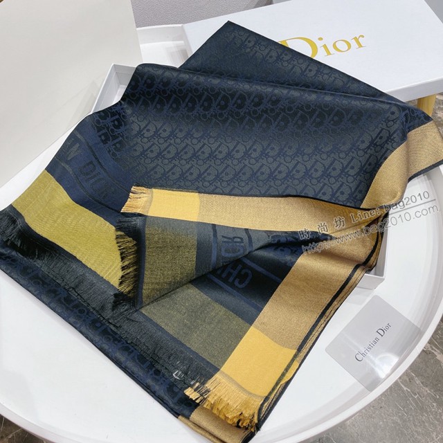 Dior秋冬2021新款披肩圍巾 迪奧時尚款羊絨混紡圍巾披肩  mmj1377
